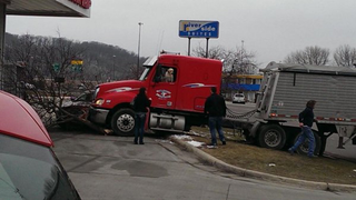 Dog Takes Semi Truck On Joyride, Crashes Into A Tree And A Parked Car